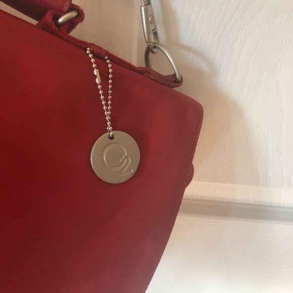 Kipling red messenger bag with computer compartment - Picture 6 of 16